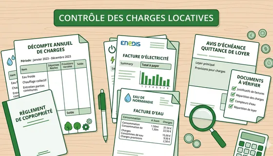Vérification d'un compte de charges locatives par la CNL 76